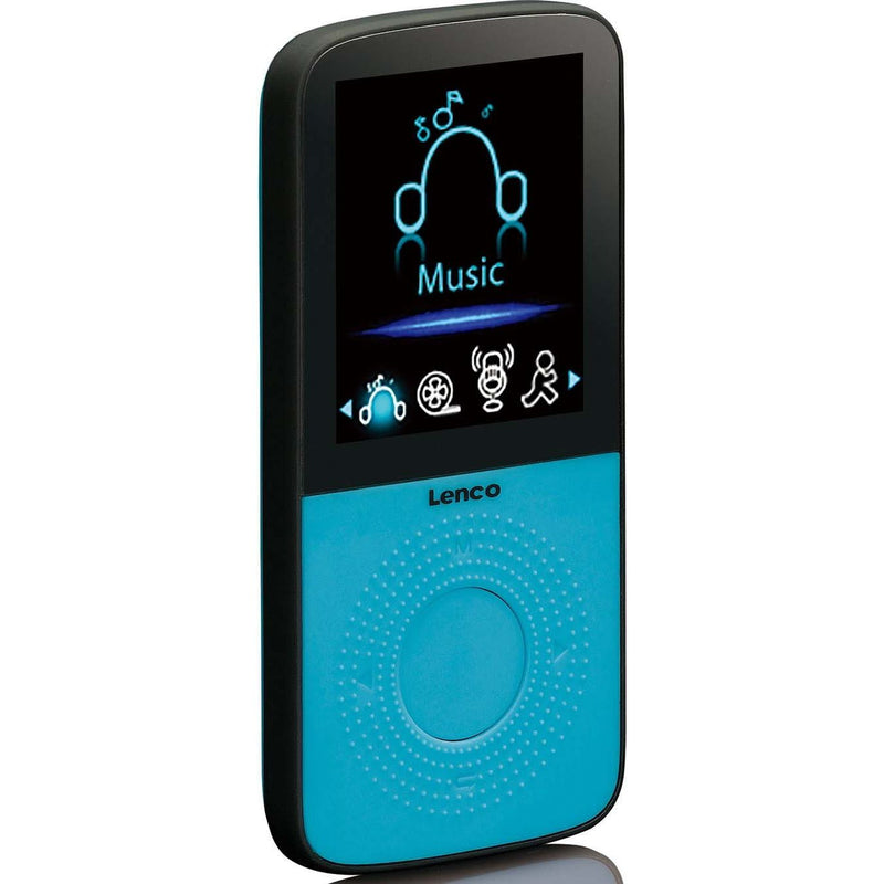 LENCO - MP3-Player portable MP4-Player m.Schrittzähler Podo-153 blue 4GB
