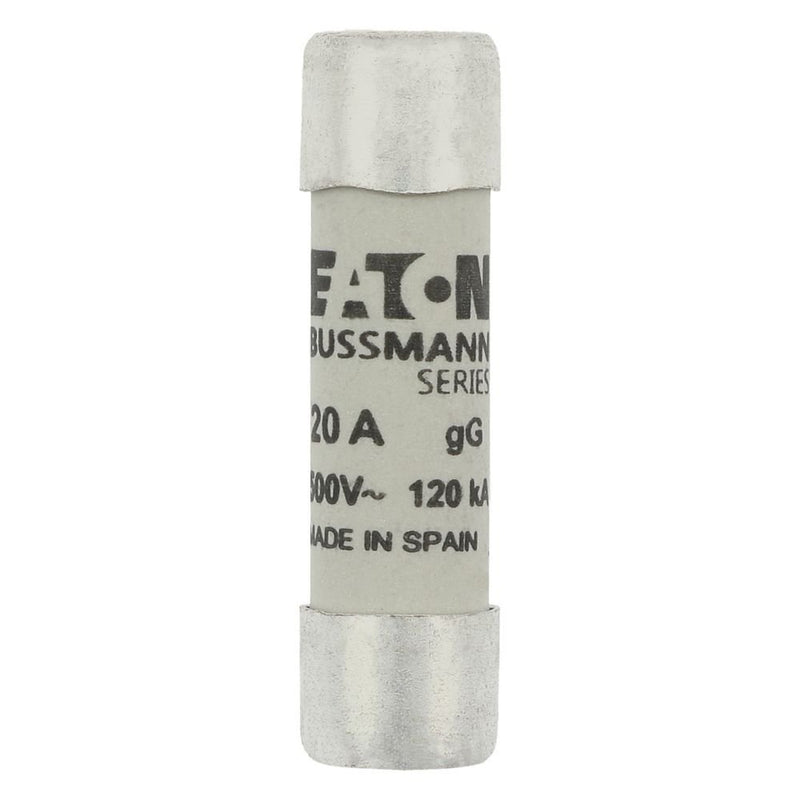 Eaton - Zylindrische Sicherung Sicherungseinsatz Nieders. C10G20 20A AC 500V 120kA − 10 Stück