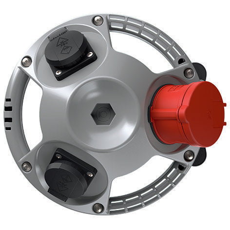 Mennekes - CEE-Steckdosen-Kombination (IEC 60309) Steckdosen-Kombination 94350SI 1x16A,5p,400V,2xSch
