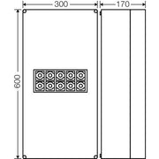 Hensel - Dose, Gehäuse für Montage auf der Wand/Decke Kabelabzweigkasten K 2405 25-240qmm 3ph. 5p