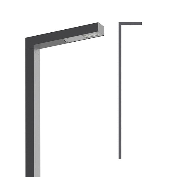 Leipziger Leuchten - Straßen- und Platzleuchte LED-Leuchte u. Mast 9.215.9128.10-3F 3000K DB703 60m