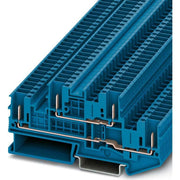 Phoenix Contact - Durchgangs-Reihenklemme Doppelstock-Klemme STTB 2,5/4P BU − 50 Stück