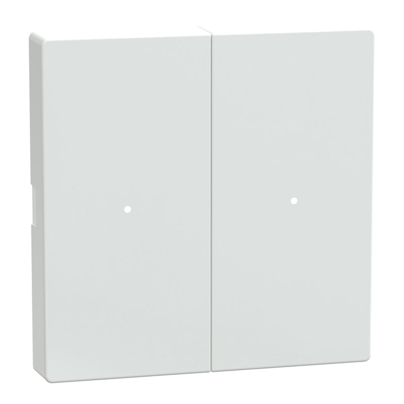Schneider Electric - Bussystem-Tastwippe Wippe Tastermodul 2fach MTN619225 Aktivweiß glänzend