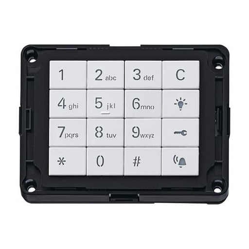 Busch-Jaeger - Funktionsmodul für Türkommunikation Tastaturmodul 83171-664-101 studioweiß matt
