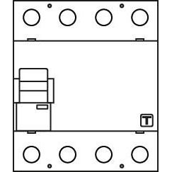 Doepke - Fehlerstrom-Schutzschalter FI-Schalter DFS4 063-4/0,10-F  − 1 Stück
