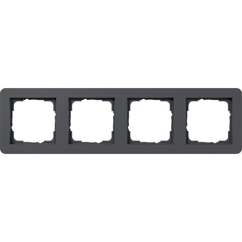 Gira - Abdeckrahmen 4fach 0214152 anthrazit