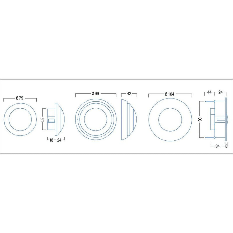 Zumtobel - Bussystem-Sensorüberwachung Infrarotsensor ED-IR Anbau