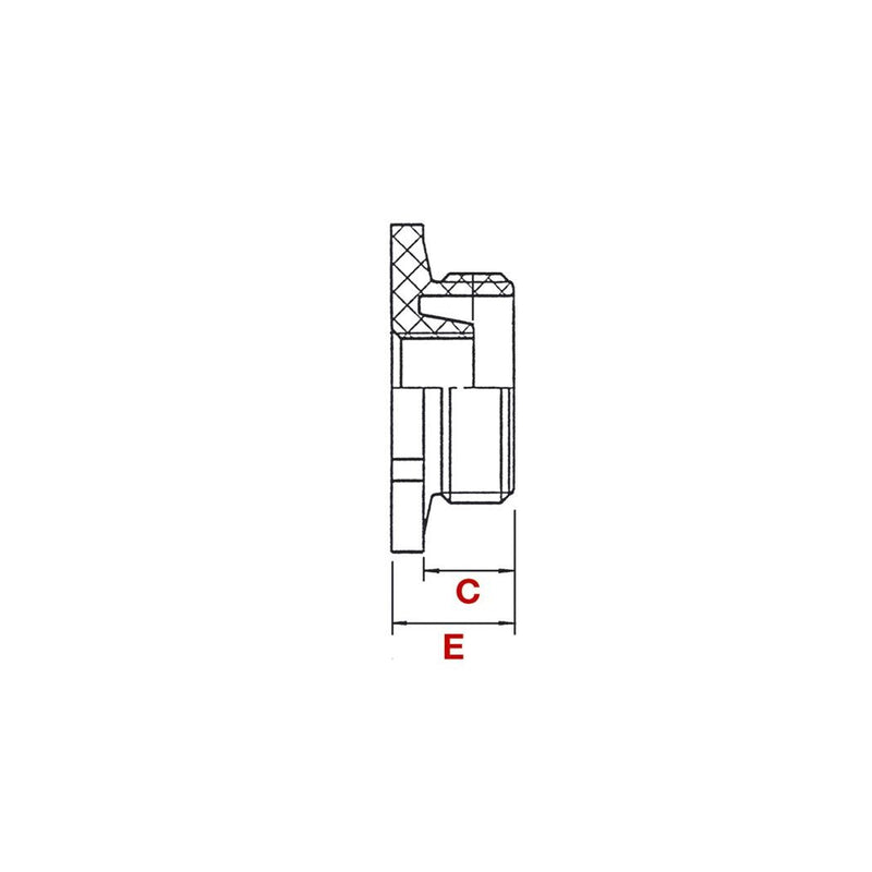 Plica - Erweiterungs-/Reduzierring Reduktion 907005521 M20/M16 PA6/GFK sw − 50 Stück
