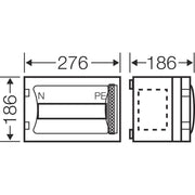 Hensel - Installationskleinverteiler ENYSTAR-Automatengehäuse FP 1108 9 Teilungseinheiten