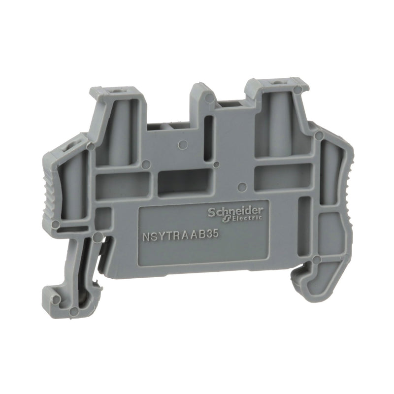 Schneider Electric - Endklammer/-halter für Reihenklemme Endklammer NSYTRAAB35 16A IP54 − 50 Stück