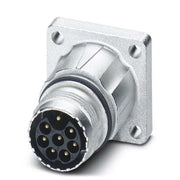 Phoenix Contact - Rundsteckverbinder, feldkonfektionierbar (Industriesteckverbinder) Gerätesteckverbinder ST-7EP1N8AW500S Vorderwand