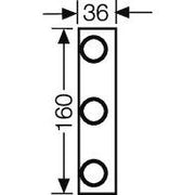 Hensel - D0-Sicherungssockel Reitersicherungselement ZS RS 18 3p.,63A,E18 D02