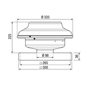 Maico - Ventilator für Dacheinbau Radial-Dachventilator EHD 10 DN 100