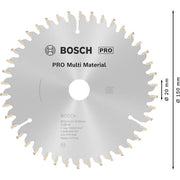 Bosch - Kreissägeblatt PRO Multi Material 2608640501 Kreissägeblatt 150 x