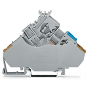 WAGO - Initiator/Aktor-Reihenklemme 2-Leiter-Aktorenklemme 280-565/280-319 2,5mm²,grau − 50 Stück