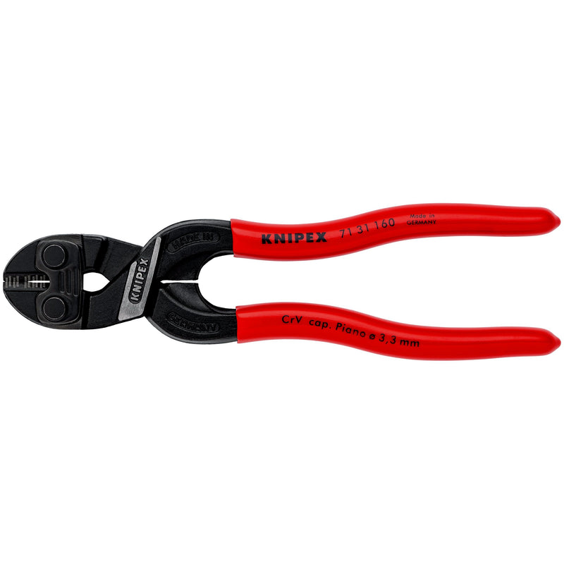 Knipex - Bolzenschneider Kompakt-Bolzenschneider 71 31 160 160mm gerade Form