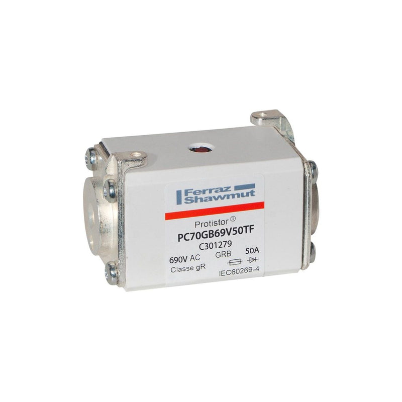 Mersen - HRC-Sicherung Sicherungseinsatz gR PC70GB69V50TF Gr.70 AC690V 50A − 3 Stück