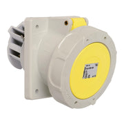 Walther Werke - CEE-Anbausteckdose (IEC 60309) Anbaudose schräg 63A 569404 4P 110V 4h IP67