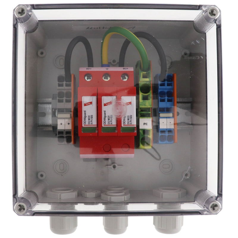 enwitec electronic - Photovoltaik-DC-Stringbox Generatoranschlusskasten GAKS11002RXYPCDehn 900913 Cube − 1 Stück