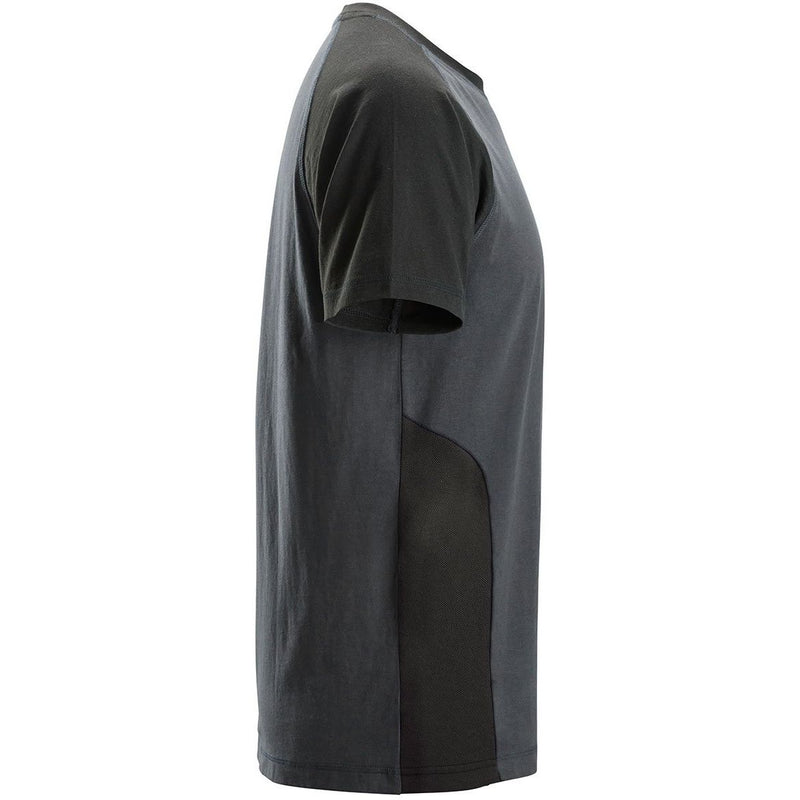 Snickers Workwear - T-Shirt 2-Farben T-Shirt 25505804009 3XL,stahlgr-schw