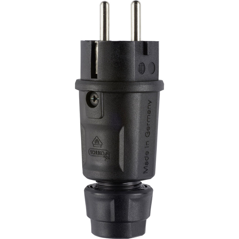 ABL - Schutzkontaktstecker Highteck Stecker 100000064 1520 SK+F/B sw