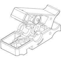 Telegärtner - Spezialwerkzeug für Kommunikationstechnik Absetzwerkzeug SIMFIX CA 100025840 für Wellmantelkabel