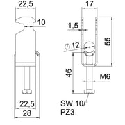 OBO Bettermann - Bügelschelle BS-H2-M-12 A2 2-fach − 50 Stück