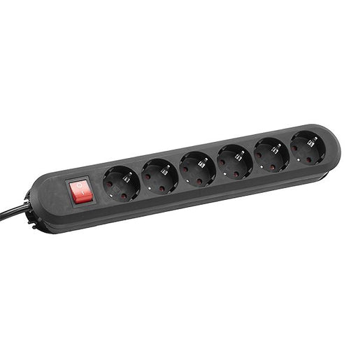 Bachmann - Mehrfachsteckdose Tischsteckdose 6f. 381.152K 5,00m sw
