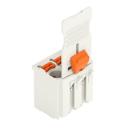 WAGO - Ein- und mehrpolige Klemmenleiste 1-Leiter-Federleiste 2092-1103/002-000 Push-inCAGECLAMP,lgr − 100 Stück