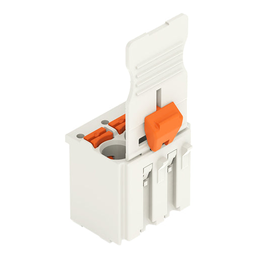 WAGO - Ein- und mehrpolige Klemmenleiste 1-Leiter-Federleiste 2092-1103/002-000 Push-inCAGECLAMP,lgr − 100 Stück