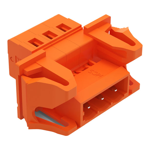 WAGO - Kabelsteckverbinder für Leiterplattensteckverbinder 1-Leiter-Stiftleiste 231-633/114-000 CAGECLAMP,2,5mm²,or − 50 Stück