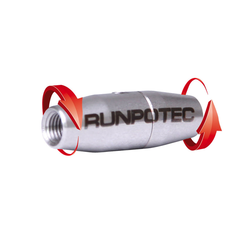 Runpotec - Zubehör/Ersatzteile für Kabeleinziehsystem Verbindungswirbel 20251 drehbar, 4,5/6mm RG6