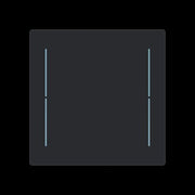 Busch-Jaeger - Bussystem-Tastwippe Abdeckung, 1-fach LFW/A.1.70.11-45m für Keypad