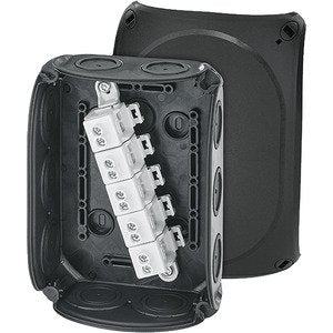 Hensel - Dose, Gehäuse für Montage auf der Wand/Decke Kabelabzweigkasten DK 1010 B 2,5-10 qmm 3phasig − 1 Stück by Hensel
