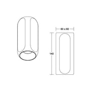 Brumberg Leuchten - Decken-/Wandleuchte LED-Anbaudownlight 12123173 3000K