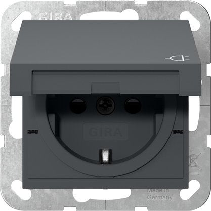 Gira - Steckdose KD 441428 Anthrazit