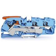 WAGO - Durchgangs-Reihenklemme 3-Leiter-Durchgangsklemme 2116-1304 16qmm, blau − 20 Stück