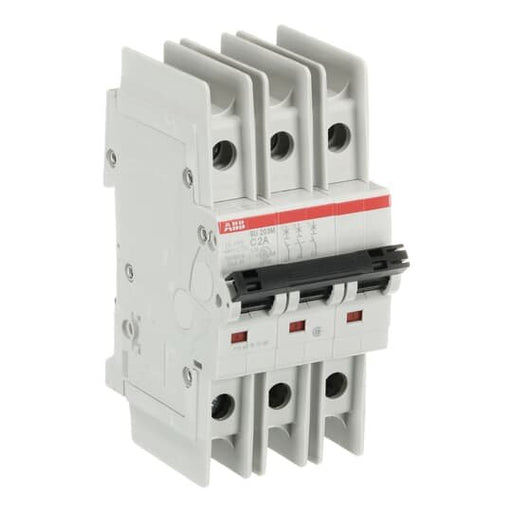 ABB Stotz S&J - Leitungsschutzschalter Sicherungsautomat SU203M-C2 10kA,C 2A,3P UL489