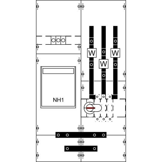 Striebel&John - Zählerfeld Wandlerfeld komplett KA4046 H2/B2