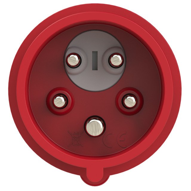 PC Electric - CEE-Stecker (IEC 60309) Phasenwender 7725-6d 32A 5p 6h IP44 − 1 Stück