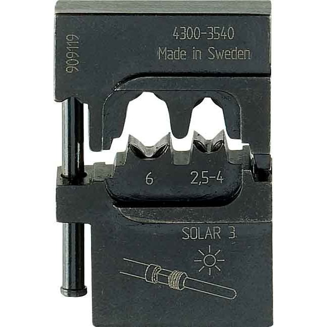 Phoenix Contact - Einsatz für Presswerkzeug Kabelschuhe/Verbinder, Aderendhülsen, Schirmanschluss Gesenk CRIMPFOx-M SR6-1/DIE 2,5-6qmm