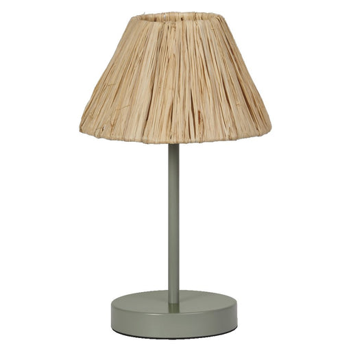Ledvance - Tischleuchte E27 D. Raffia Table E27 grün