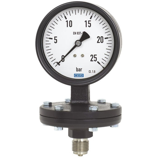 Wika Wiegand - Membranmanometer Plattenfedmano 422.12.160 9052585 Graugu 6bar G1/2B