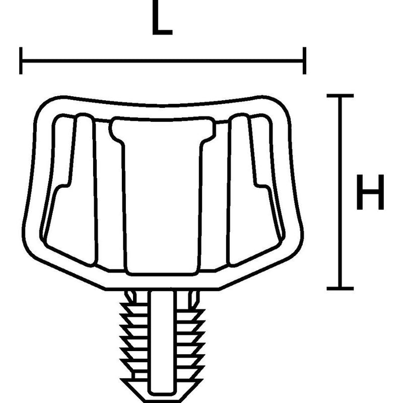 HellermannTyton - Befestigungssockel und -element für Kabelbinder 3-Wege-Abstandhalter 151-29500(100) 45Grd. schwarz − 100 Stück
