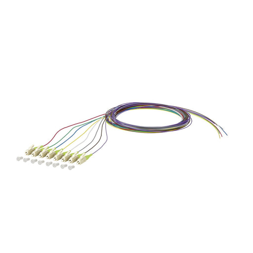 Metz Connect - LWL-Pigtail OpDAT Pigtail LC 2m 150R1JO0020E8 OM5 8-farbig − 8 Stück
