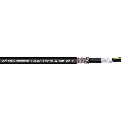 Lapp Kabel&Leitung - Energiekabel < 1 kV, für ortsveränderlichen Einsatz ÖLFLEX FD 891 CY 3G0,75 1027103