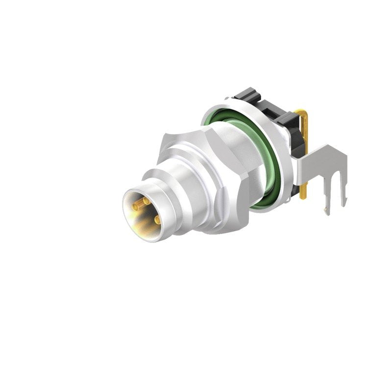 Weidmüller - Rundsteckverbinder, Einbau (PCB) Stecker SAIEW-M8S-4S-H8TL M8 − 10 Stück