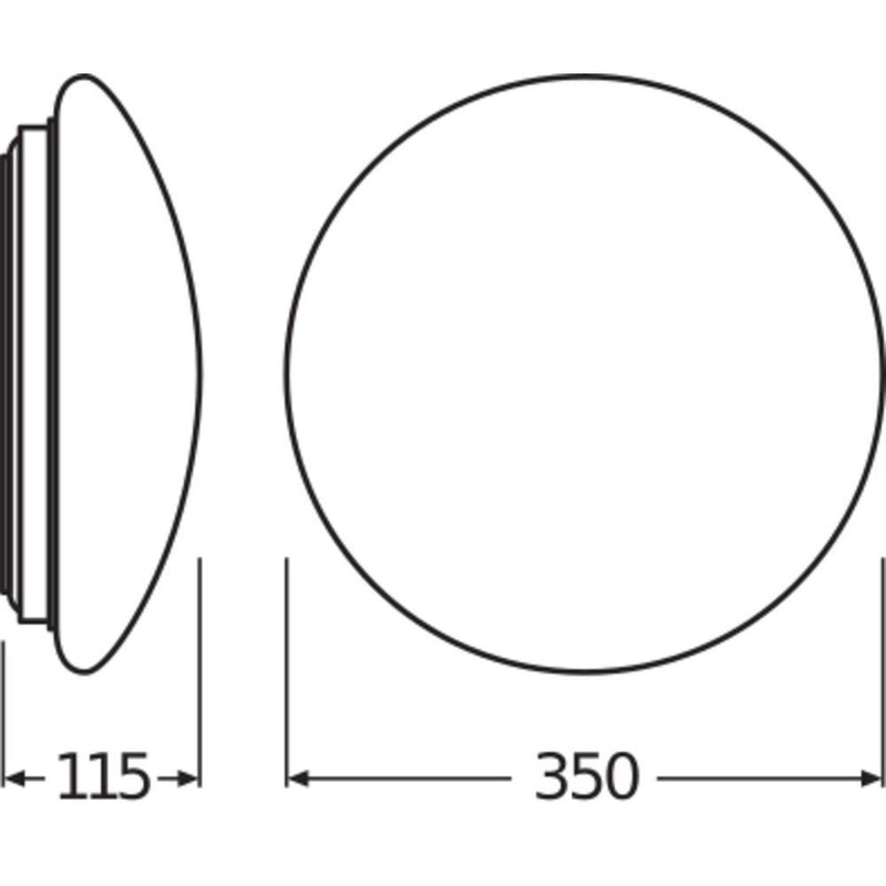 Ledvance - Decken-/Wandleuchte LED-Wand-/Deckenleuchte SFCIRC.350 18W 3000K 3000K