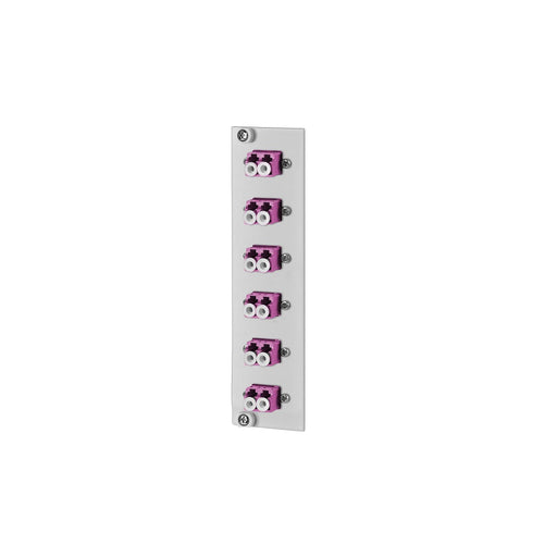 Metz Connect - Patchpanel LWL OpDAT REGpro Frontplatte 15024A7506-E 6xLC-D OM4