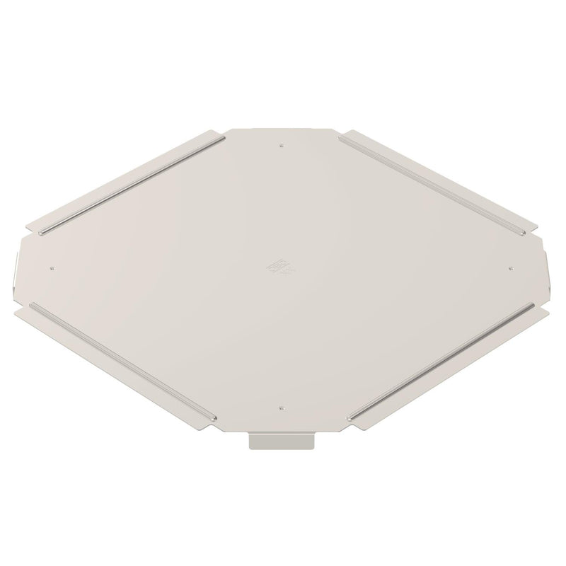 OBO Bettermann - Deckel Kreuzstück für Kabeltragsystem Deckel für Kreuzung RKD 200 A4 B200mm Edelstahl, A4